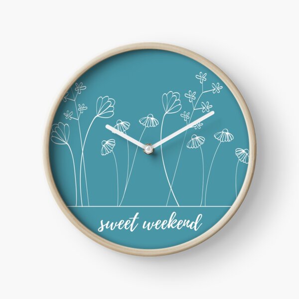 Sweet Week-end Clock