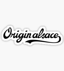 ORIGIN ALSACE - black Sticker