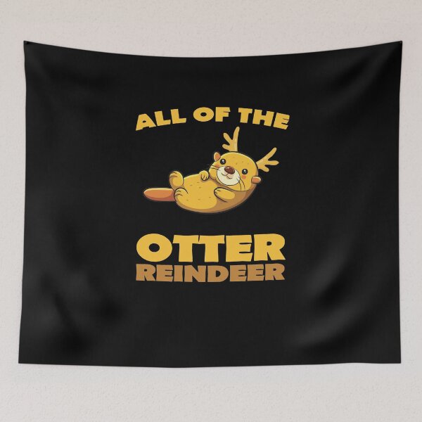 Item preview, All Of The Otter Reindeer V5 designed and sold by TeeTimeGuys.