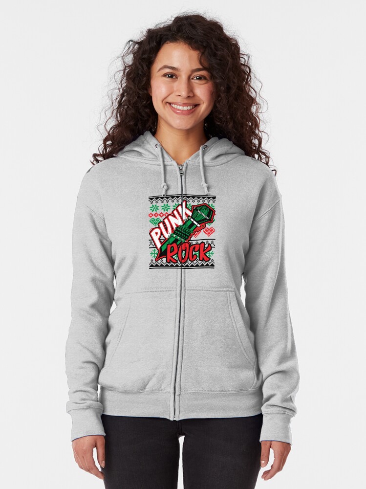 Download "Punk Music Rock Ugly Christmas Sweater Design" Zipped ...