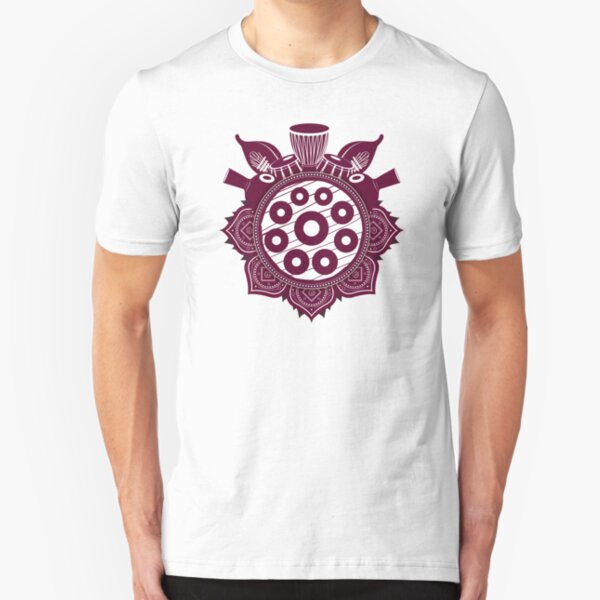 Handpan Pantam Festival Symbol Slim Fit T-Shirt