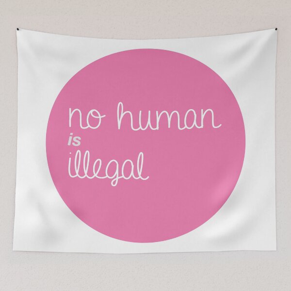 Item preview, No Human is Illegal designed and sold by lindsayxo.