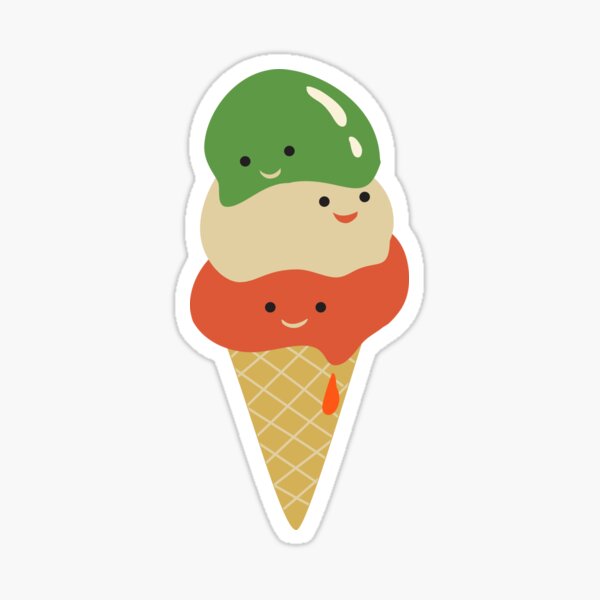 Italian Ice Stickers Redbubble - getting all the mango ice cream myo frozen yogurt roblox