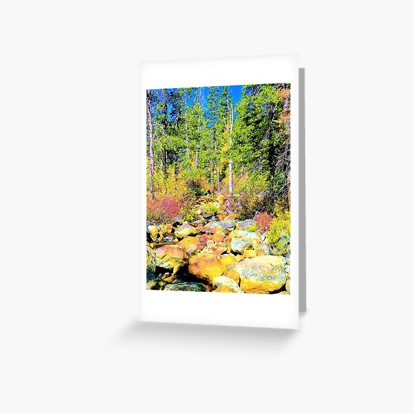 "There Is Color In Them Hills" Greeting Card