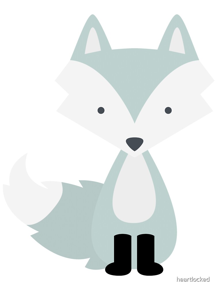 Winter Fox Baby One Piece By Heartlocked Redbubble