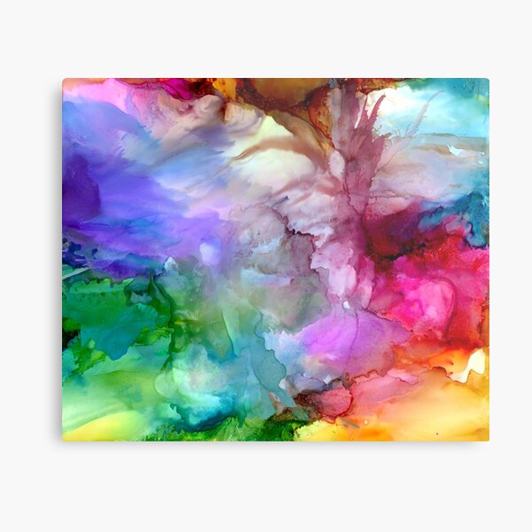 Color Wheel Metal Print