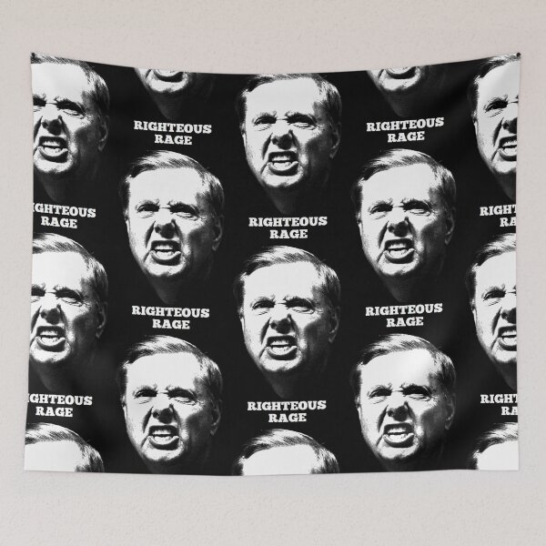 Item preview, Lindsey Graham - Rightous Rage designed and sold by TheDeplorables.