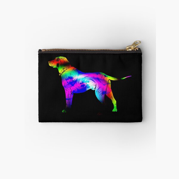 Item preview, Colorful Rainbow Dog Fractal Art Silhouette for Nerds or Birthday designed and sold by FELSENSTEIN.