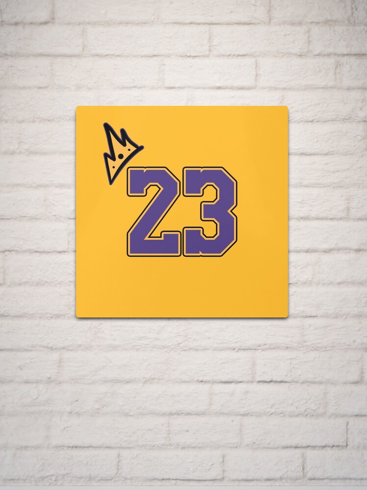 King 23 LeBron James Sticker for Sale by RTurnerDesigns