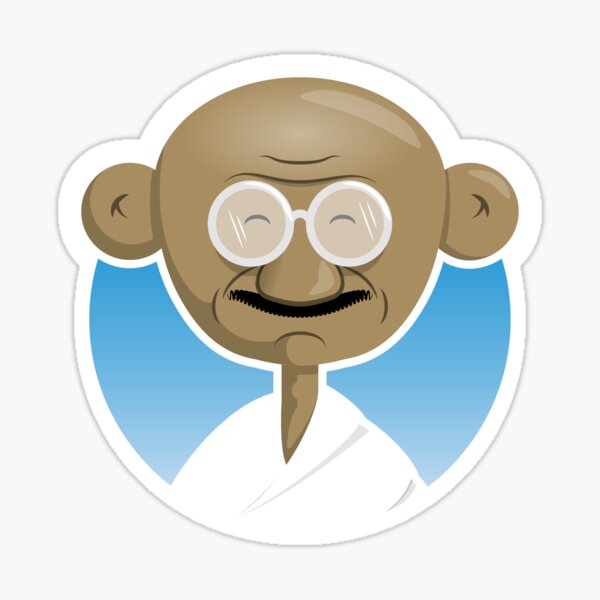 Mahatma Gandhi Sticker