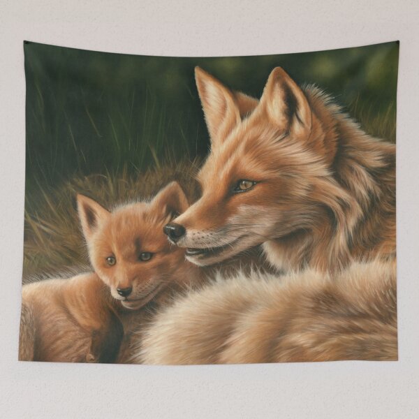 Item preview, Fox and Cub designed and sold by Richard Macwee.