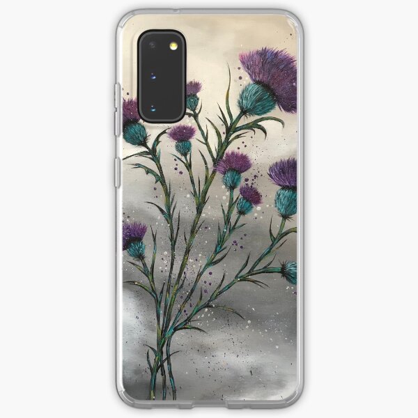 Scottish traditional purple thistle Samsung Galaxy Soft Case