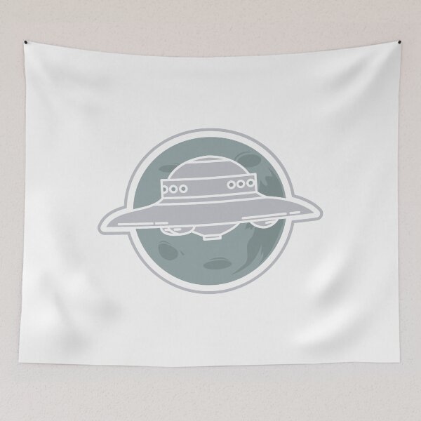 Item preview, Haunebu Reichsflugscheibe Moon Landing Moon Mission Vril Flugscheibe Gift Conspiracy Theory UFO Alien Flying Saucer designed and sold by ArtOfCopenhagen.