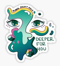 10,000 emerald pools Sticker