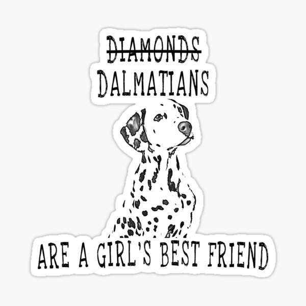 Cute Dalmatian Dog Sticker