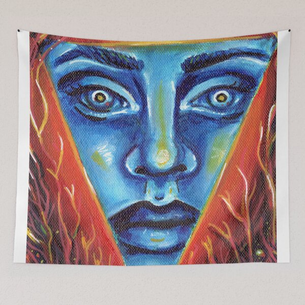 Aperçu de l'œuvre Immolation Dark Art Illuminati Design créée et vendue par KLoganArt.