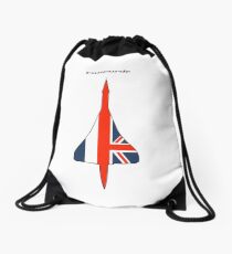 Concorde Union Jack - Tricolore Drawstring Bag