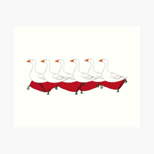 Artikel-Vorschau von 12 Tage Weihnachten 6 Gänse A-Legend, designt und verkauft von podartist.