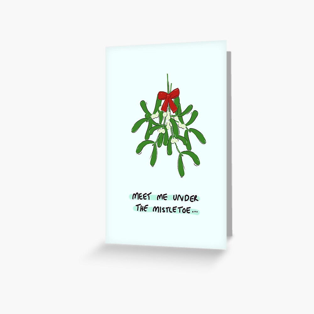 WHSmith Kraft Mistletoe Charity Christmas Cards Single Design Pack Of 10 