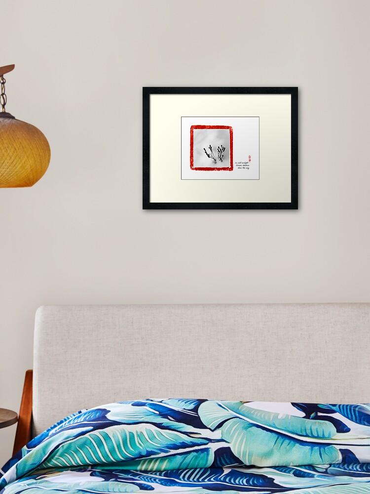 Thumbnail 2 of 7, Framed Art Print, cold sunlight designed and sold by ronmoss.