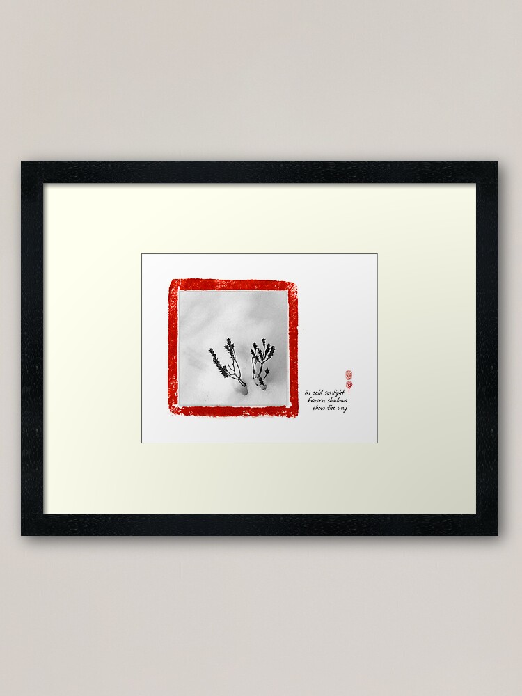Thumbnail 1 of 7, Framed Art Print, cold sunlight designed and sold by ronmoss.