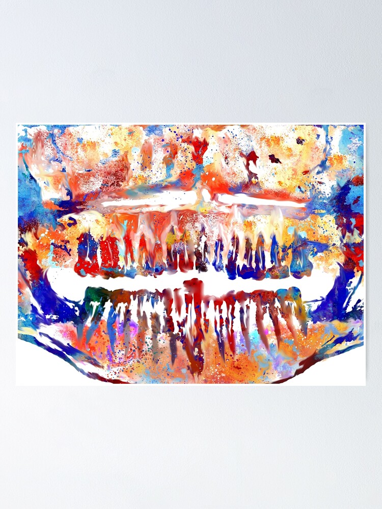 Dental X Ray Dental Art Teeth Anatomy Dental Panoramic X Ray Poster By Rosaliartbook Redbubble