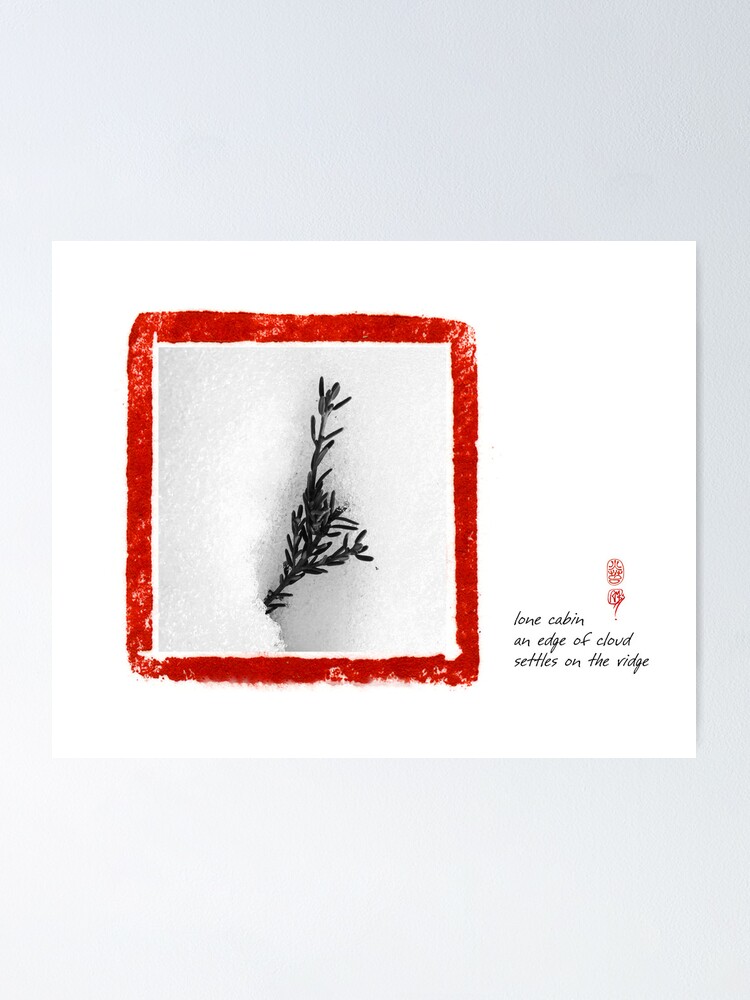 Alternate view of lone cabin Poster