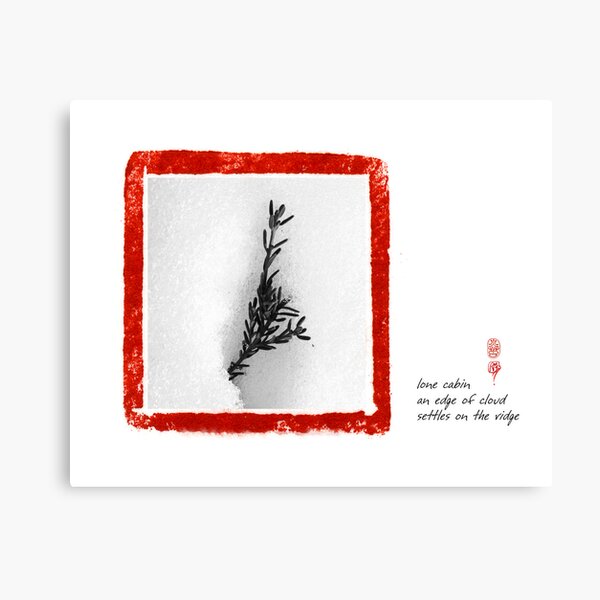 lone cabin Canvas Print