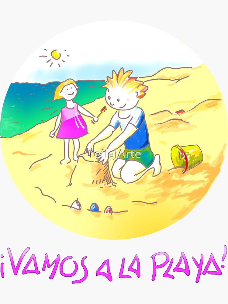 ¡Vamos a la playa, niños! - Let´s Go to the Beach, Kids! - Auf zum Strand, Kinder! by reflejArte