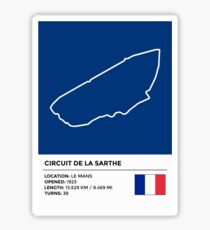 Pegatina Circuito de la Sarthe - v2