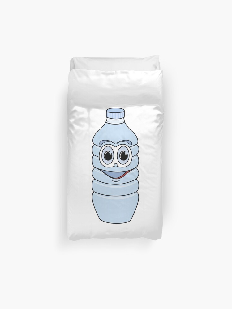 Housse De Couette Bouteille D Eau Cartoon Par Graphxpro Redbubble