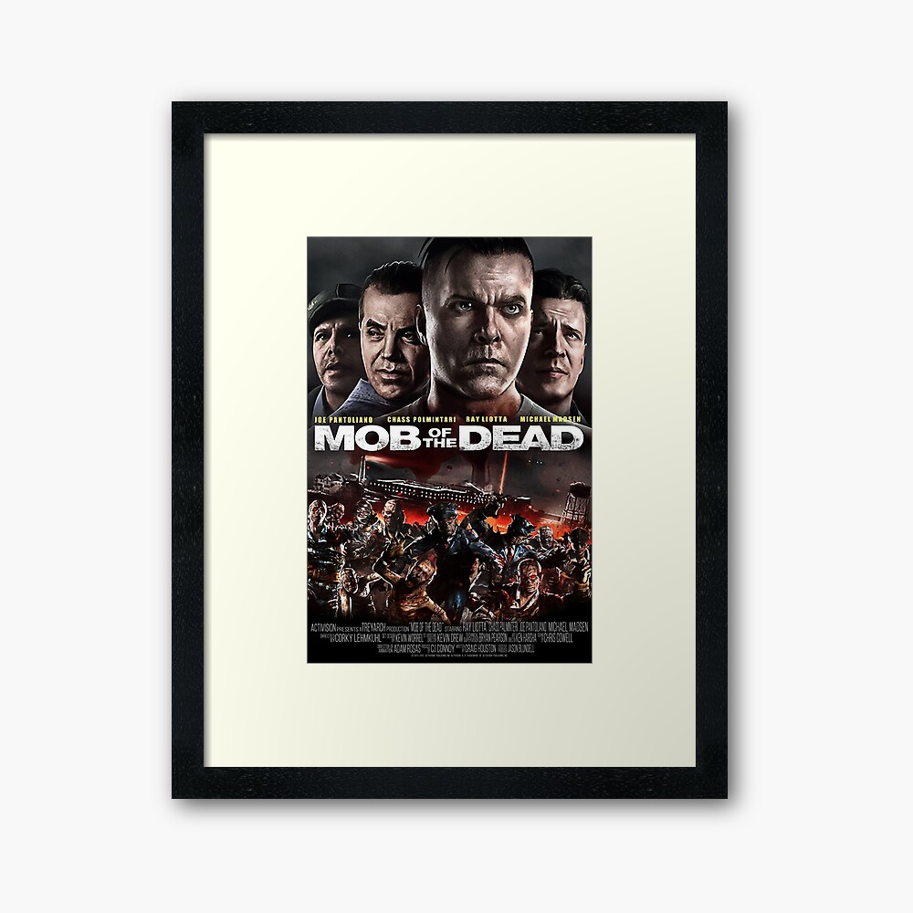 Mob Of The Dead Movie Poster Metal Print By Crescentpon3 Redbubble