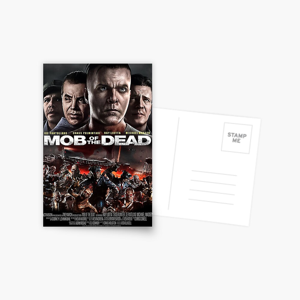 Mob Of The Dead Movie Poster Postcard By Crescentpon3 Redbubble