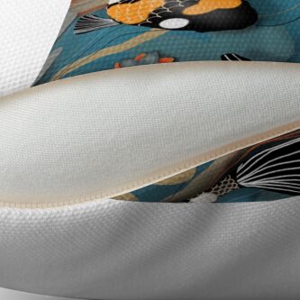 Alternate view of Koi Watergarden Floor Pillow