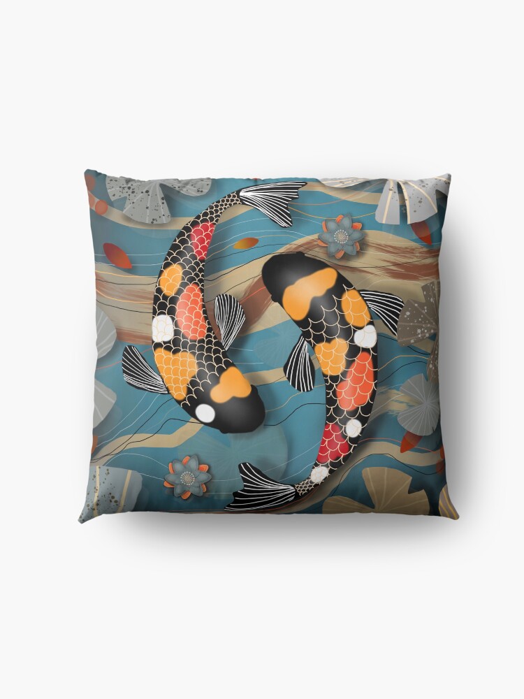 Alternate view of Koi Watergarden Floor Pillow