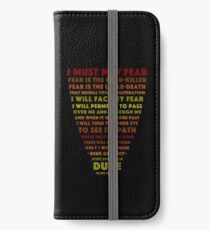 Litany Against Fear iPhone Wallet/Case/Skin