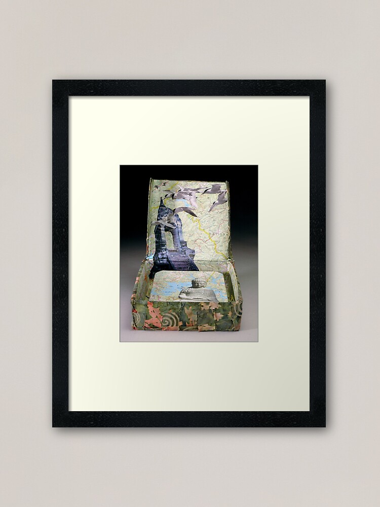 Alternate view of Traveling Within Framed Art Print