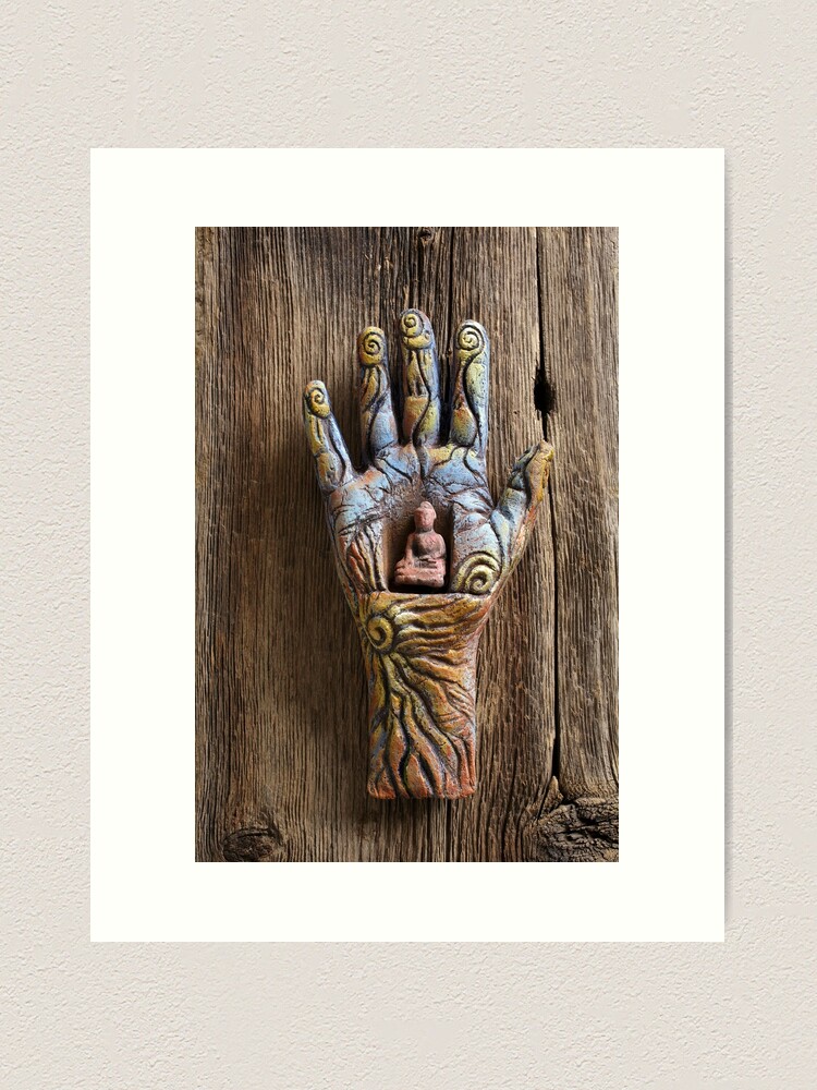 Alternate view of Solar Buddha Art Print