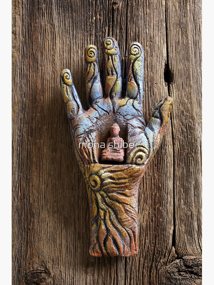 Thumbnail 3 of 3, Poster, Solar Buddha designed and sold by MonaShiber.