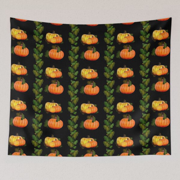 Item preview, Pumpkin Leaves Pretty Painted Pumpkins designed and sold by dkatesmith.