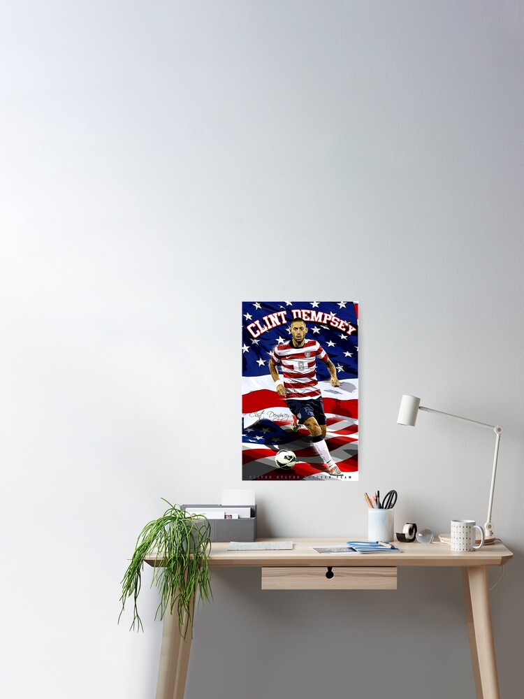 Clint Dempsey Shirt Poster for Sale by nomercy50