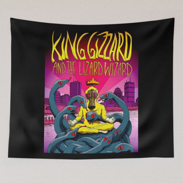 Item preview, KING GIZZARD : Abstract Lizard Wizard Advertising Print designed and sold by posterbobs.