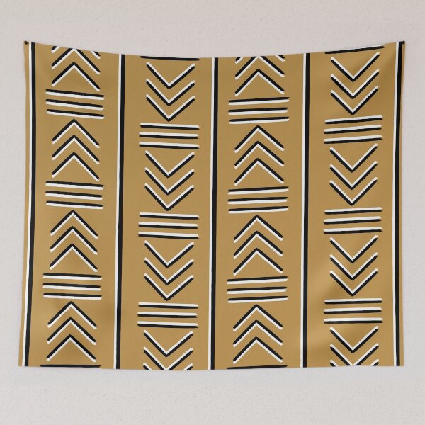 Item preview, Brown mudcloth - arrows and lines designed and sold by hellcom.