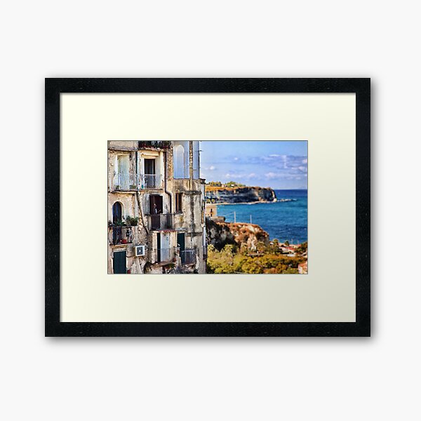 Item preview, Old man on Tropea balcony designed and sold by Silvia Ganora.