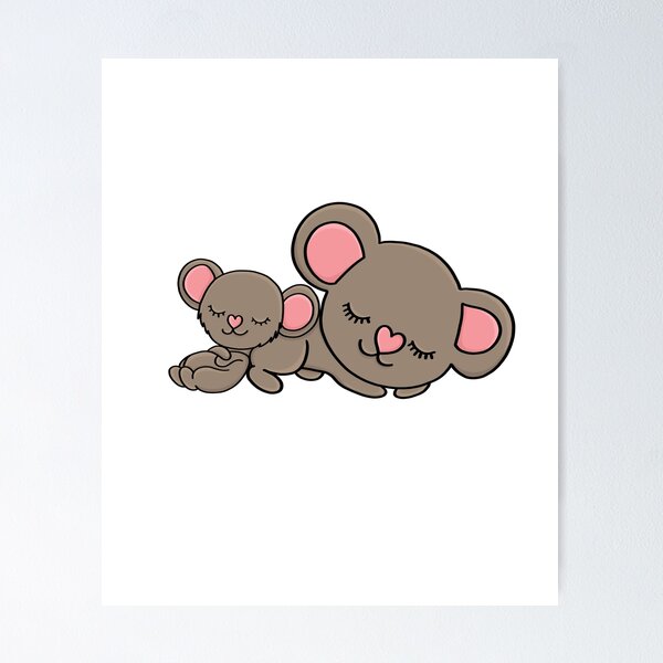 Item preview, koala mom and child gift present designed and sold by Moonpie90.