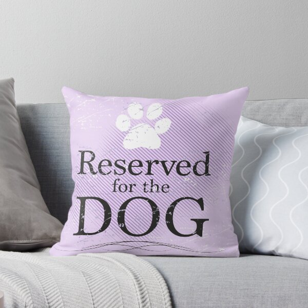 Item preview, Reserved for the Dog [purple] designed and sold by Rescue Dogs 101.