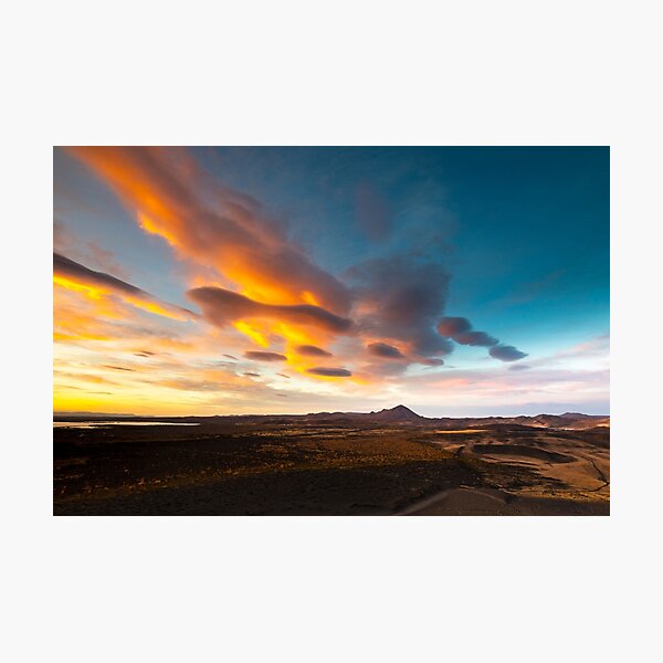 Item preview, Hverfjall Sunset Iceland designed and sold by Adrian Alford Photography.