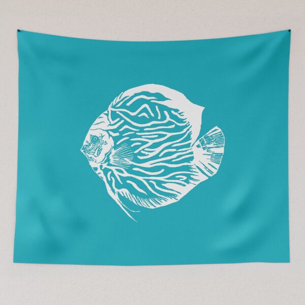 Item preview, Discus- White & Teal designed and sold by Felicity Mehrtens.