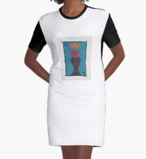 Body of A Queen Graphic T-Shirt Dress