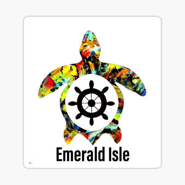 Item preview, Emerald Isle sea turtle designed and sold by barryknauff.